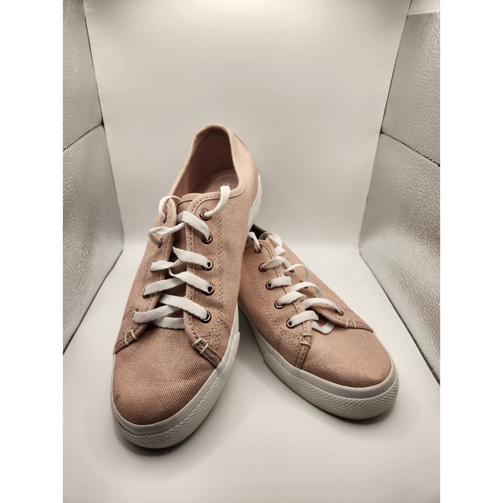 Sperry Top Sider‎ Memory Foam Light Pink Lace Up Shoes Womens Size 9M